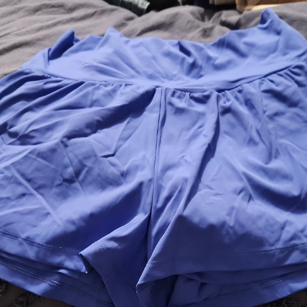 HALARA Light Blue Athletic Shorts